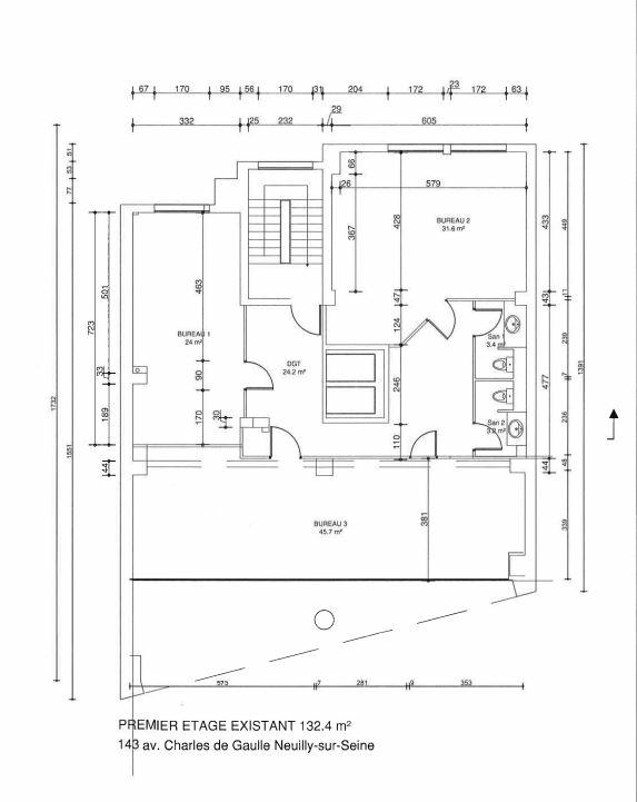 Bureau Neuilly-sur-Seine 132m² Location bureau Neuilly-sur-Seine Hauts-de-Seine OLBUR2120146 1